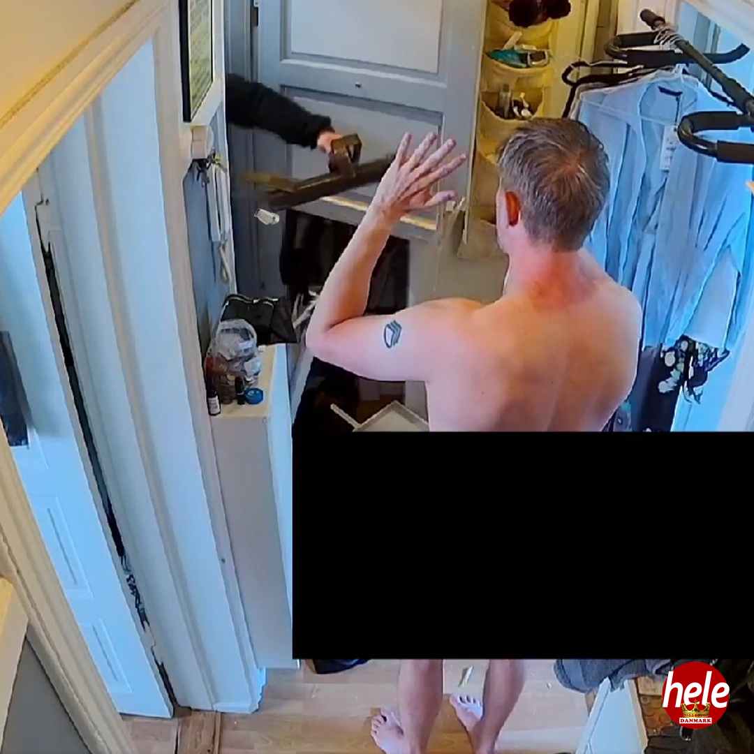 Nøgen Lars Andersen anholdt af politiet